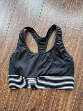 Champion Black Racerback Sports Bra, Size M